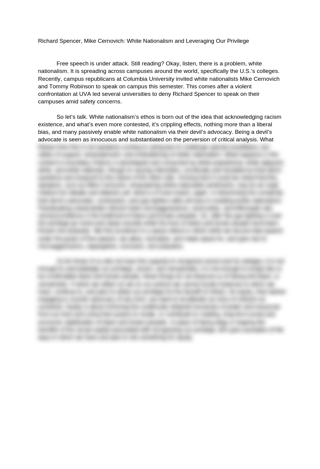 Richard Spencer, Mike Cernovich- White Nationalism and Leveraging Our Privilege.docx_d3fcoiux5dh_page1