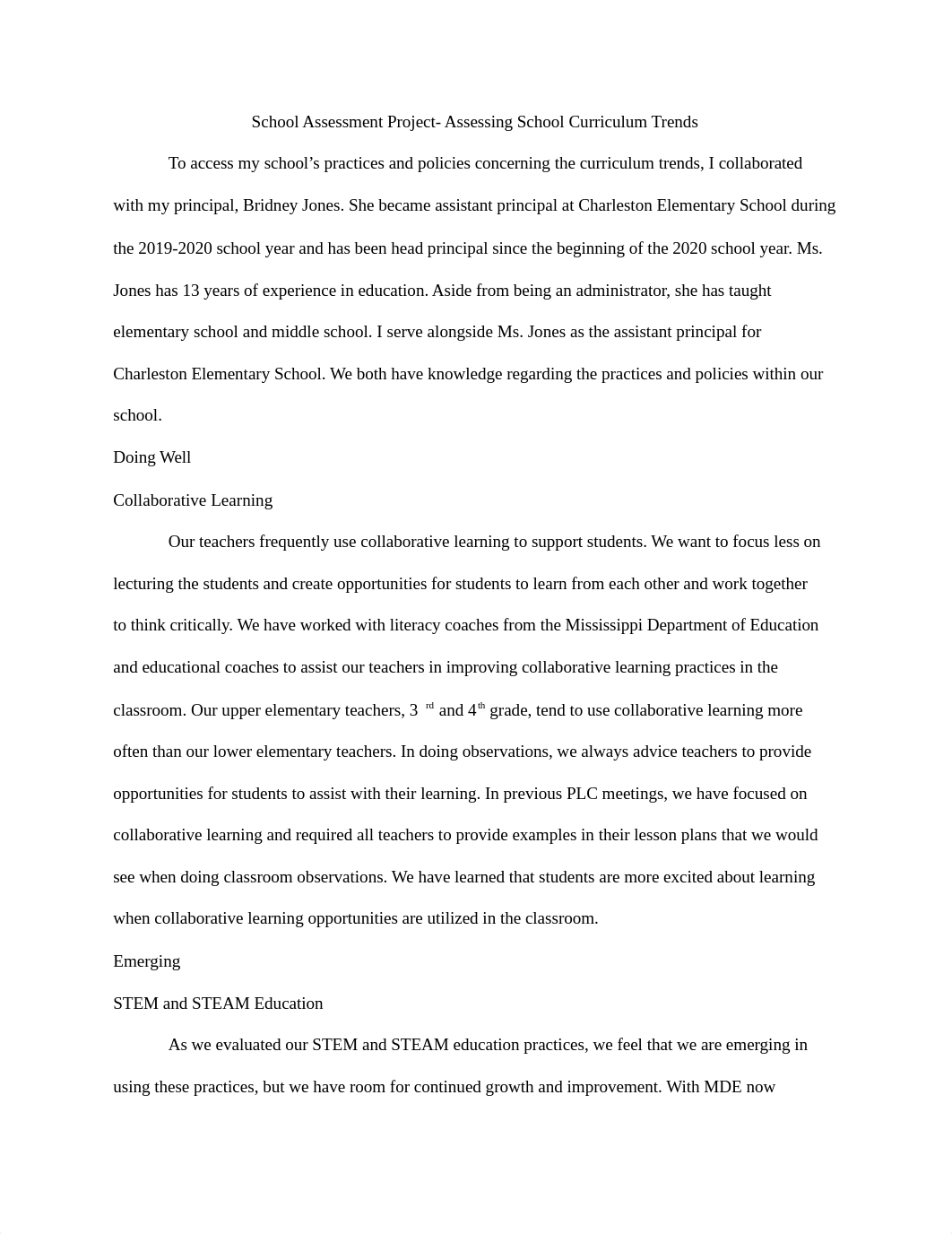 School Assessment Project- Assessing School Curriculum Trends.docx_d3fj2wed17e_page2