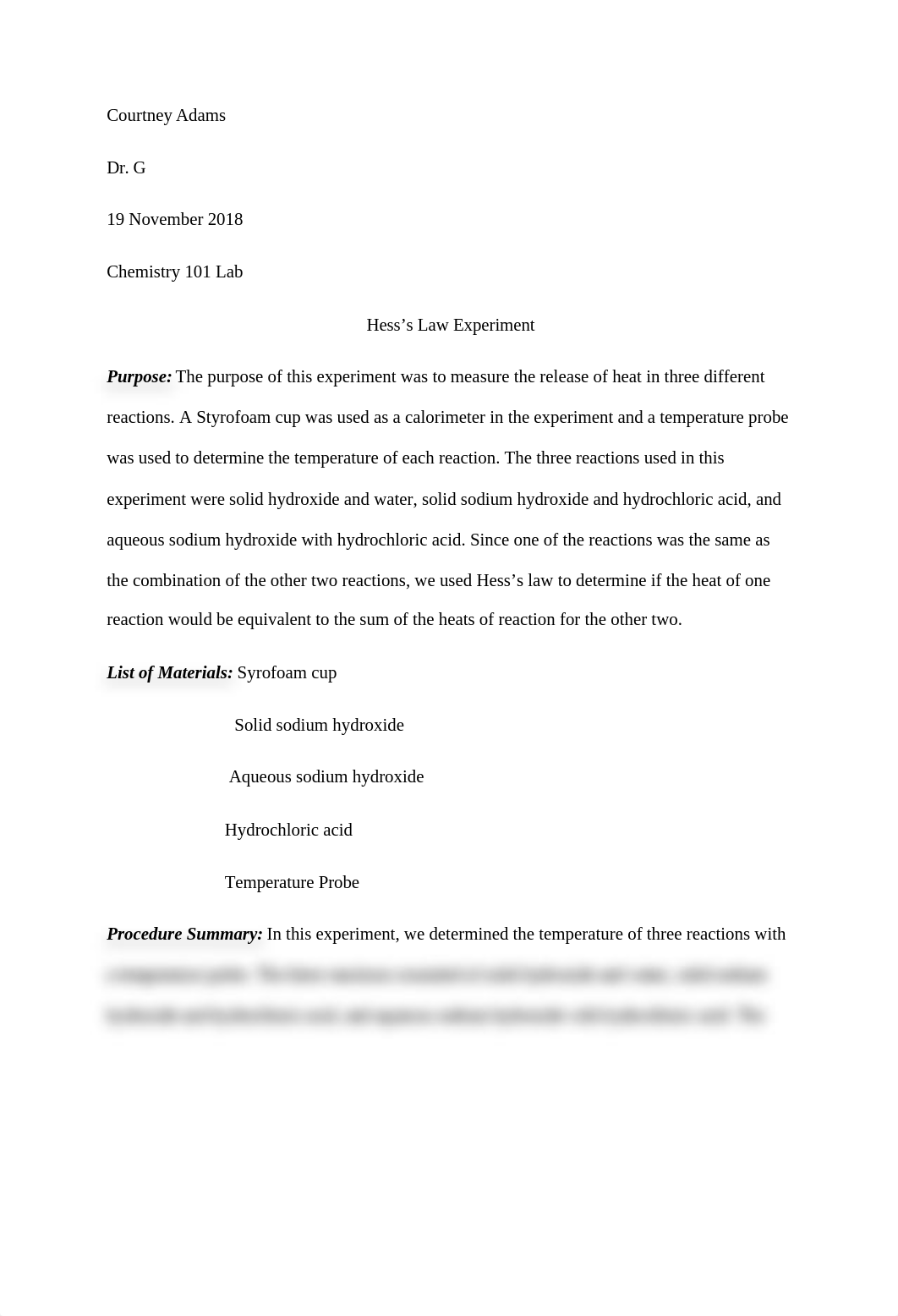 CHEM 101 Lab Hess's Law.odt_d3fl3e2ds7m_page1