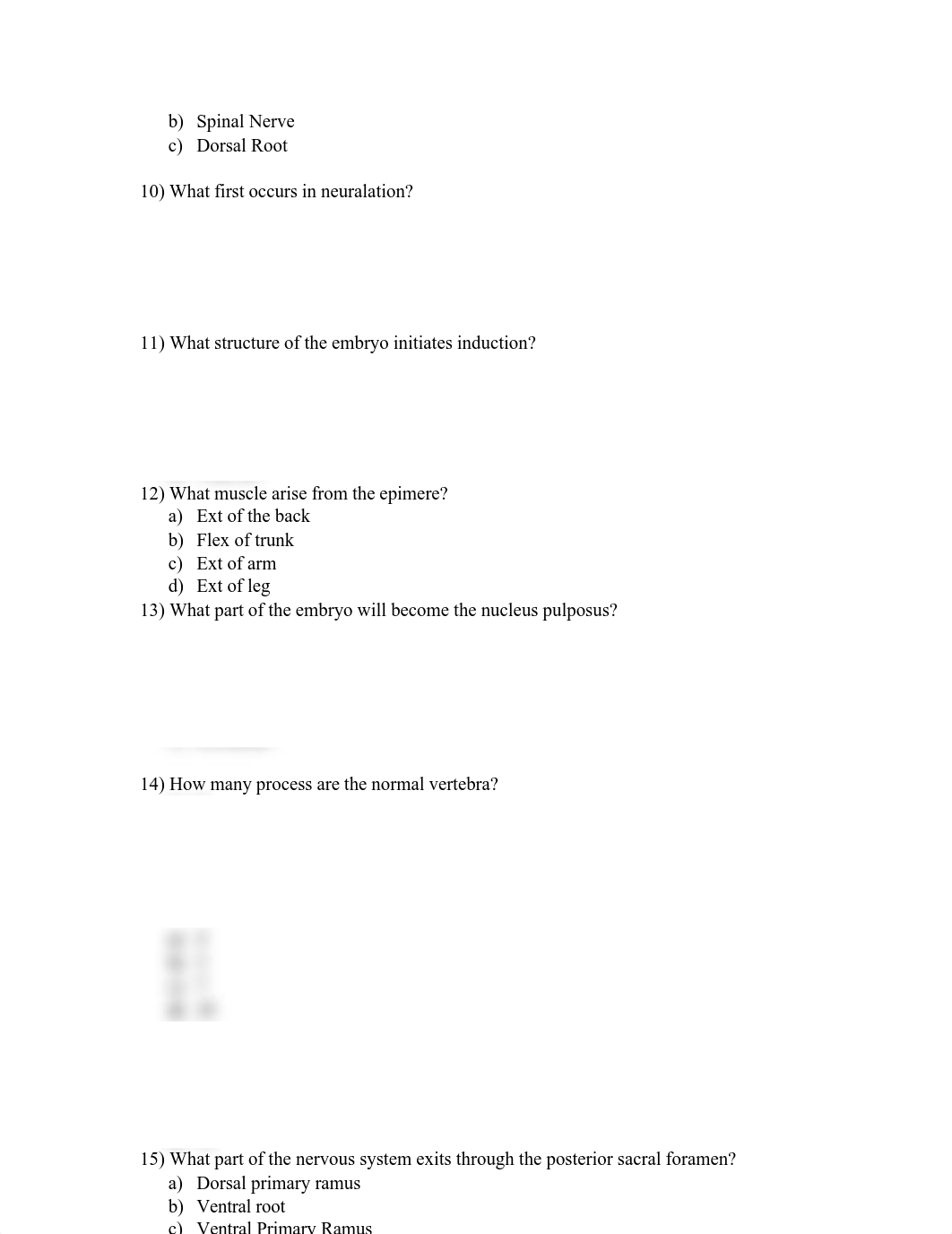 ANAT 1607 Spinal Anatomy - Practice Test 1_d3g2nct14gn_page2