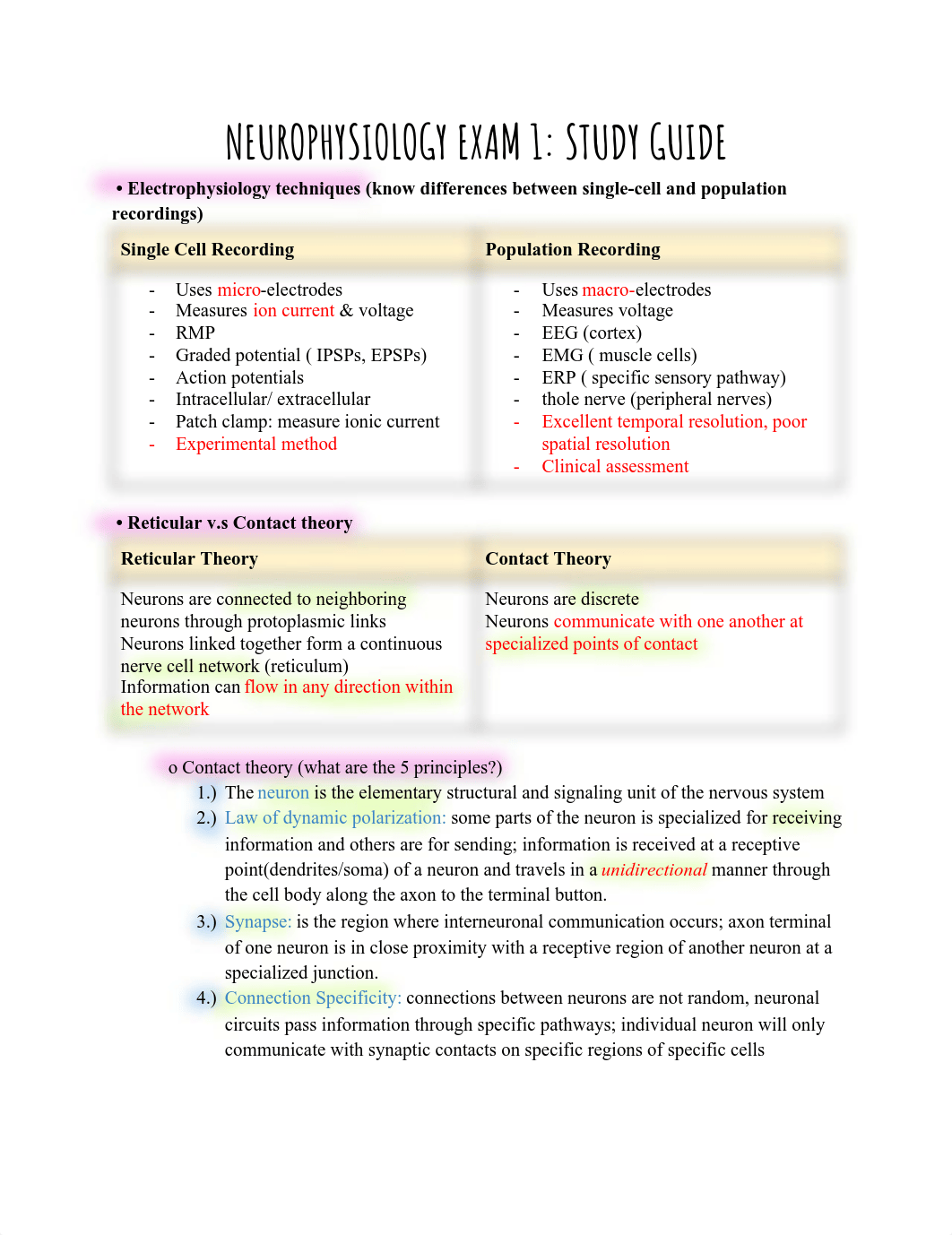 Neurophysiology Exam 1_ Study Guide .pdf_d3g3vou23ub_page1