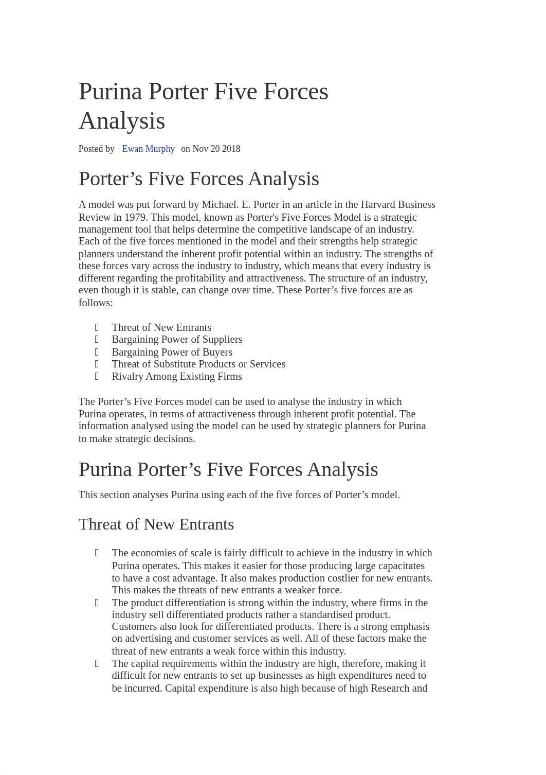 Purina Porter Five Forces Analysis.docx_d3gm4co5acj_page1