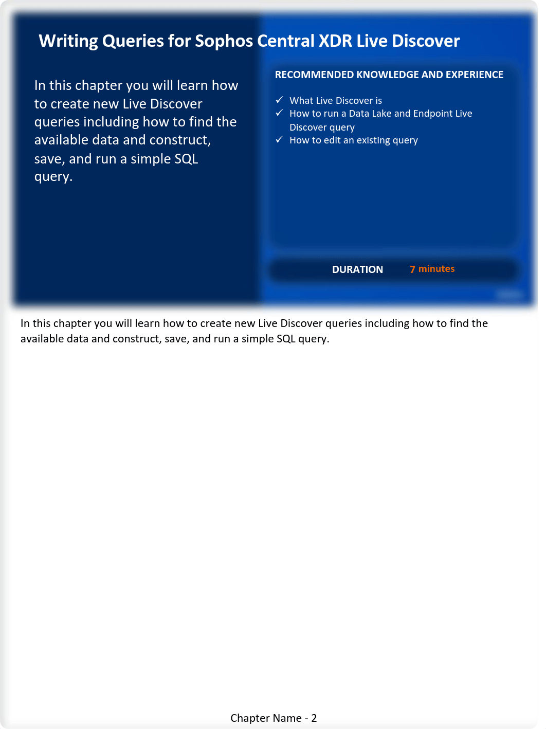 CE4540 4.0v1 Writing Queries for Sophos Central XDR Live Discover.pdf_d3gpj5weg1o_page2