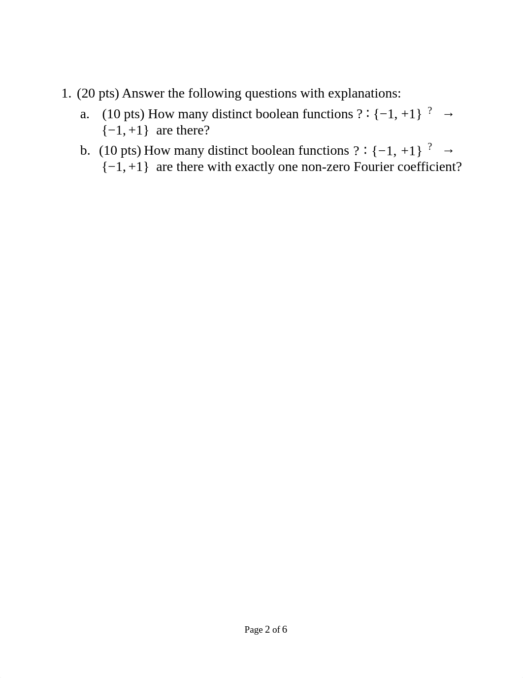 Worksheet 11 Fourier Analysis of Boolean Functions and Probability (Review).pdf_d3gscnoi9rp_page2