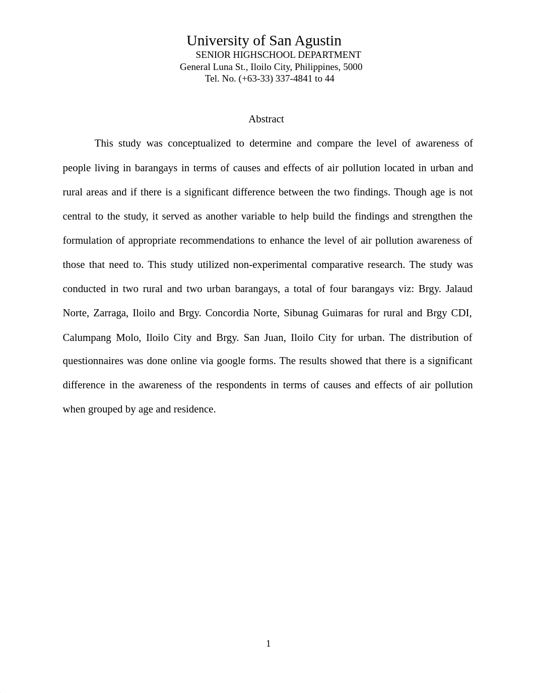 STEM 12B Group 2 A Comparative Research on the Level of Air Pollution Awareness of Residents of Urba_d3gxhevcoad_page2