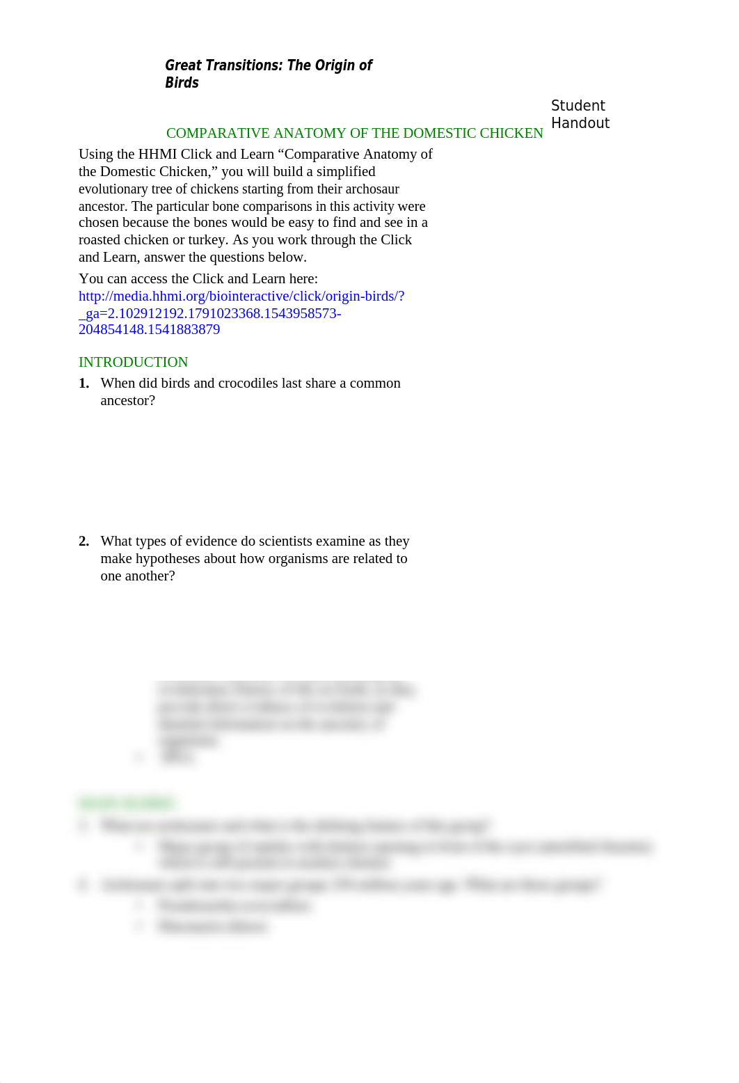 Lab 8 Comparative Anatomy of a Chicken Worksheet.docx_d3gza9oqdaw_page1