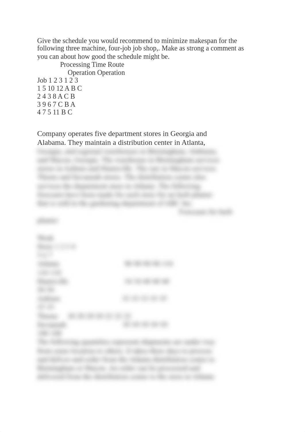 Give the schedule you would recommend to minimize makespan for the following three machine.docx_d3hb16438p5_page1