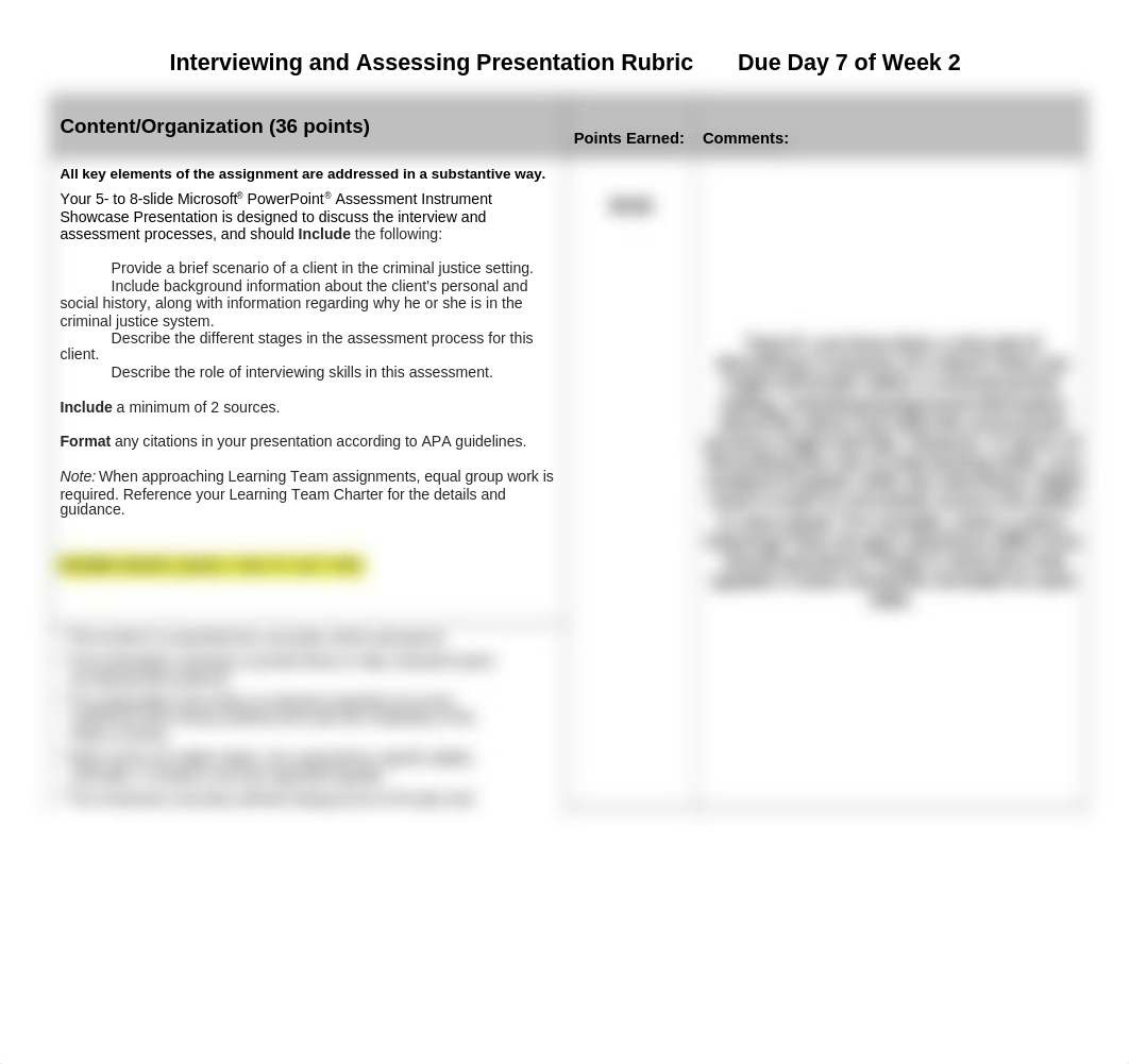 Interviewing and Assessing Presentation Rubric. Week 2. Team 5.docx_d3hfbwdz617_page1