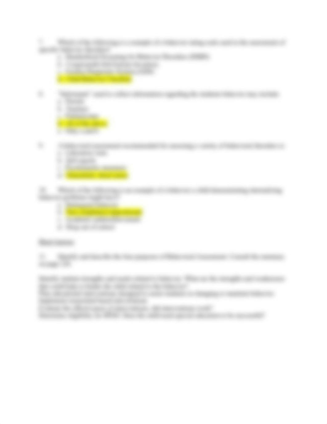 Edu. 351- Ch. 8 CHAPTER 8: FORMAL BEHAVIORAL ASSESSMENT Multiple choice_d3hlcy67d8g_page2