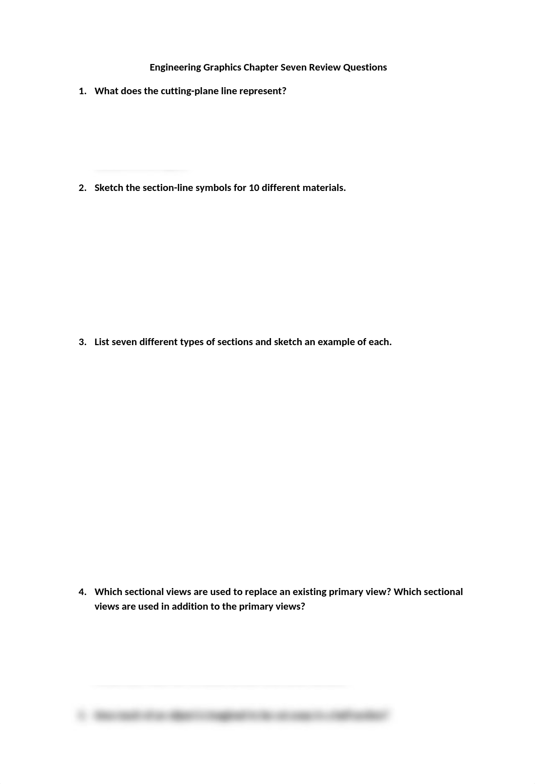 Engineering Graphics Chapter Seven & Eight Review Questions_d3hpz2z01rn_page1