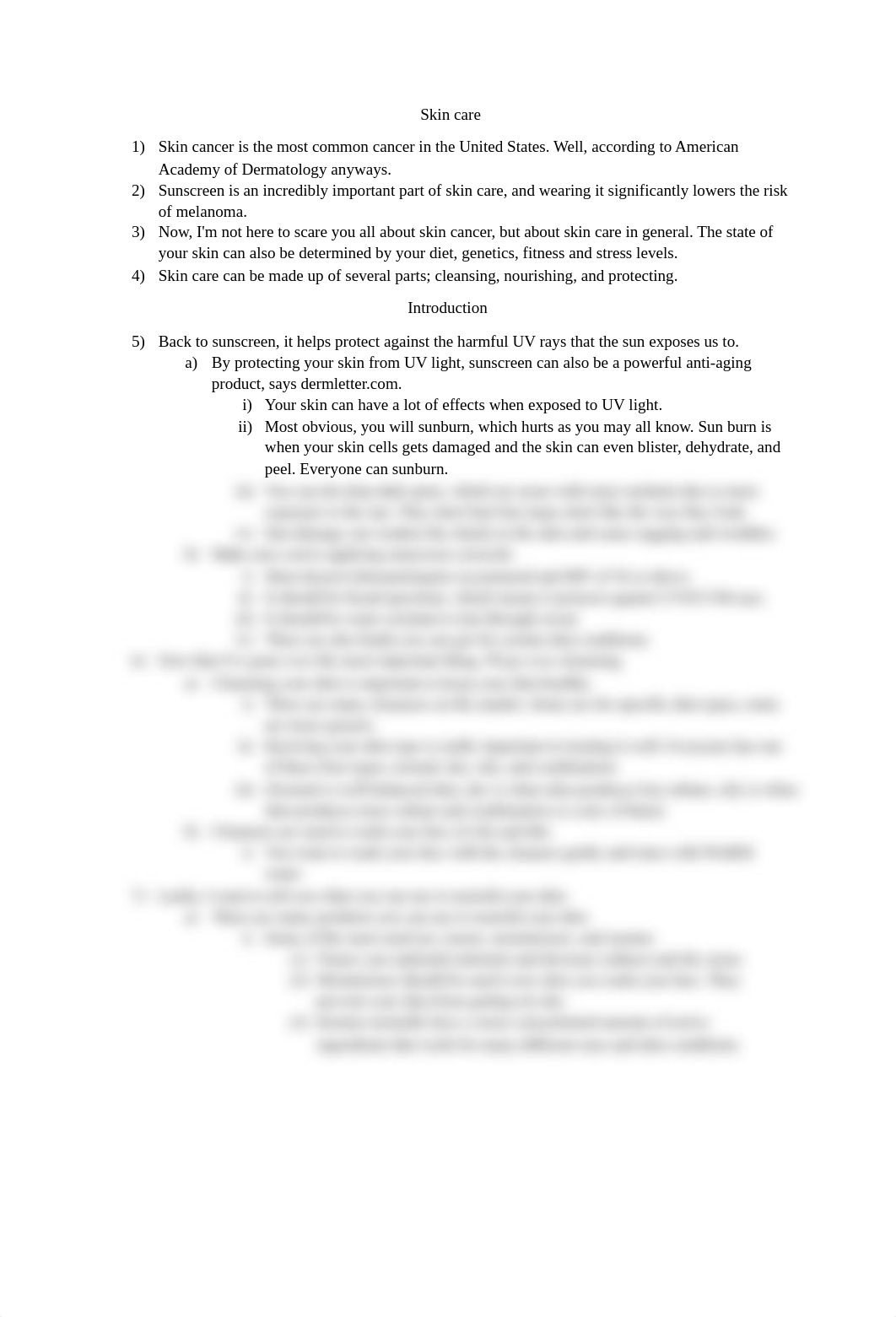 Skin care speech (1).pdf_d3i0zo3vu1o_page1