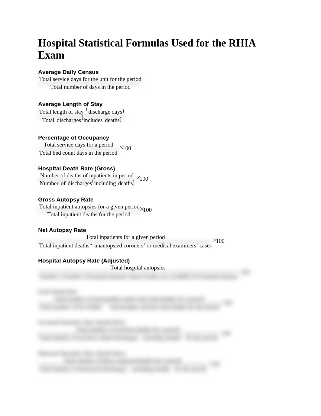 Hospital Statistical Formulas Used for the RHIA Exam.docx_d3i3eh8jat4_page1