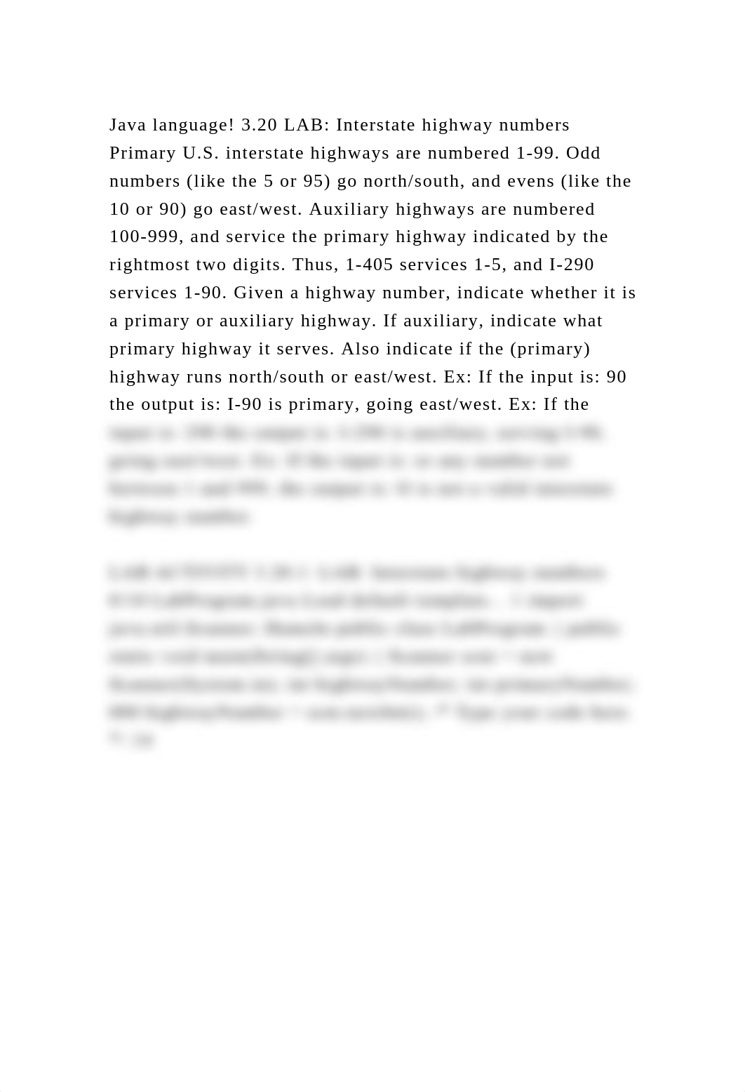 Java language! 3.20 LAB Interstate highway numbers Primary U.S. int.docx_d3iedcloyd4_page2