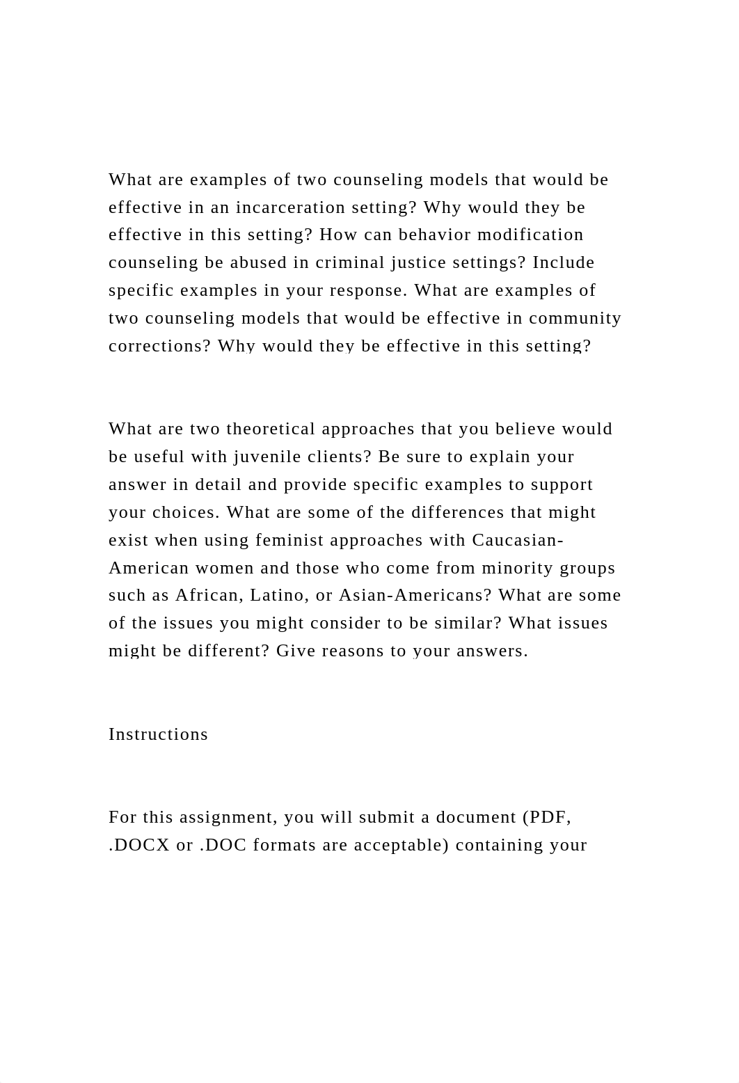 What are examples of two counseling models that would be effecti.docx_d3in31elumd_page2