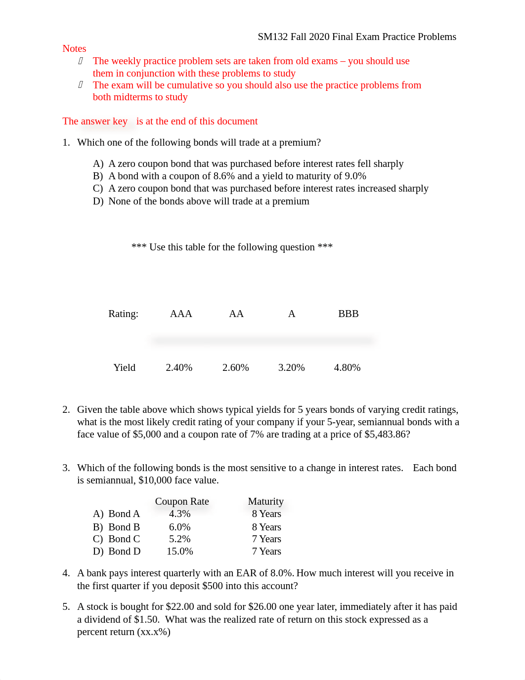 SM132 final exam practice - Fall 2020.docx_d3isppxvsc5_page1