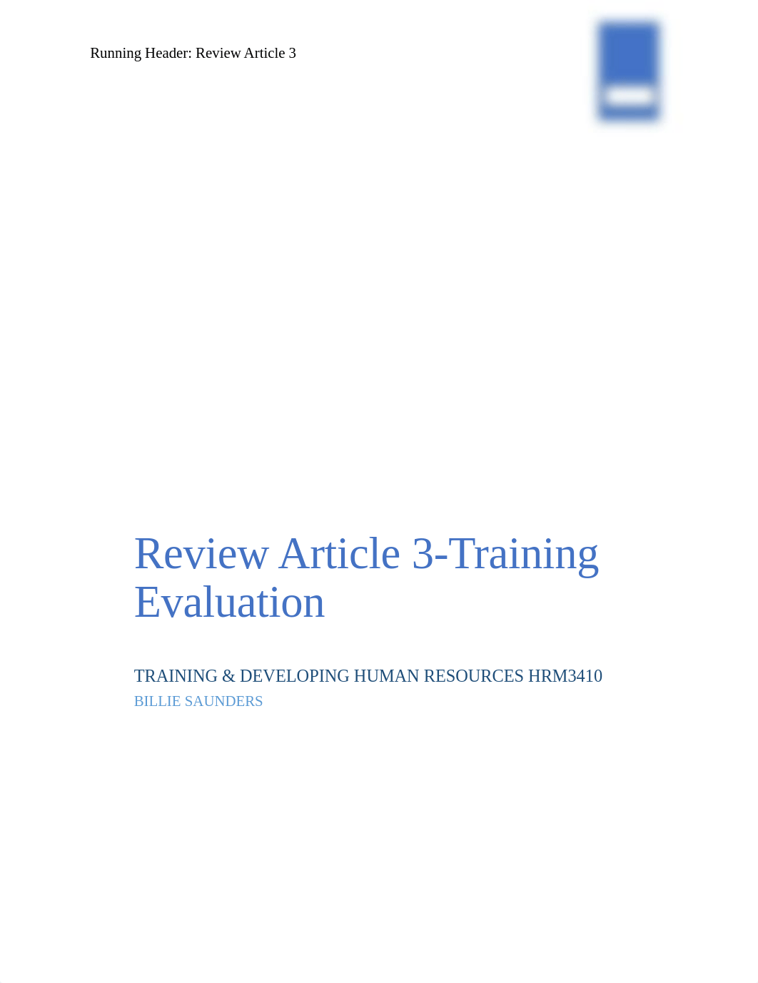 article review 3- training evaluation-bj.docx_d3itcyugvfw_page1