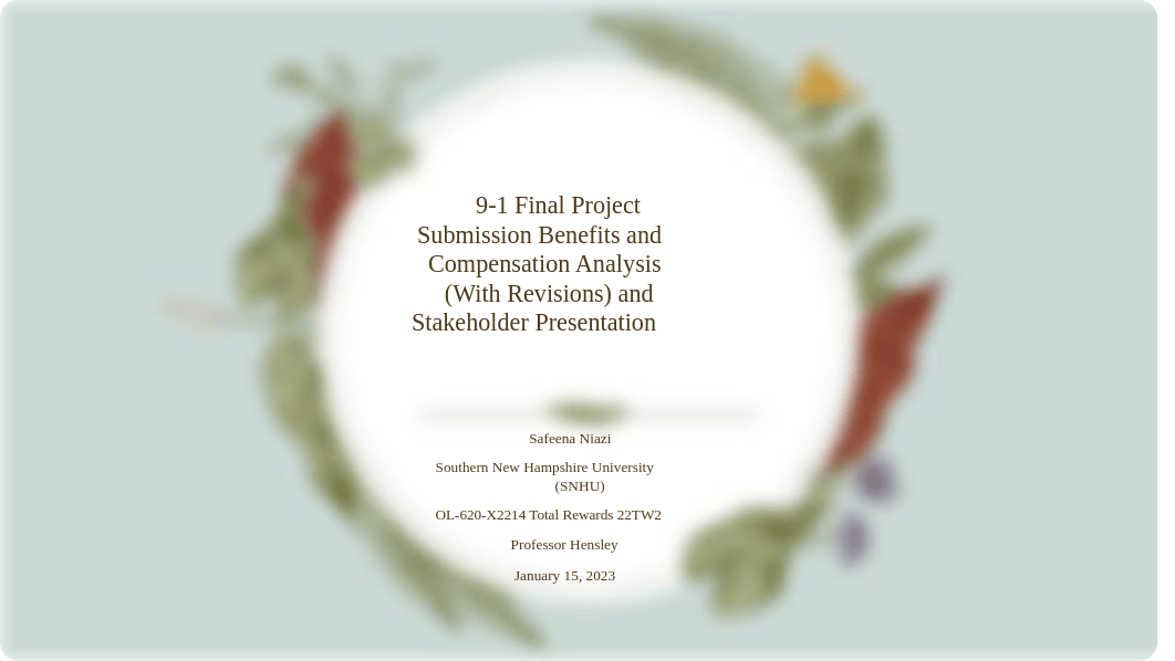 9-1 Final Project Submission Benefits and Compensation Analysis (With Revisions) and Stakeholder Pre_d3iw5mk03y3_page1