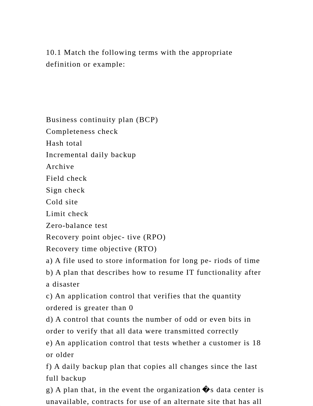 10.1 Match the following terms with the appropriate definition or ex.docx_d3j4vm9rawd_page2