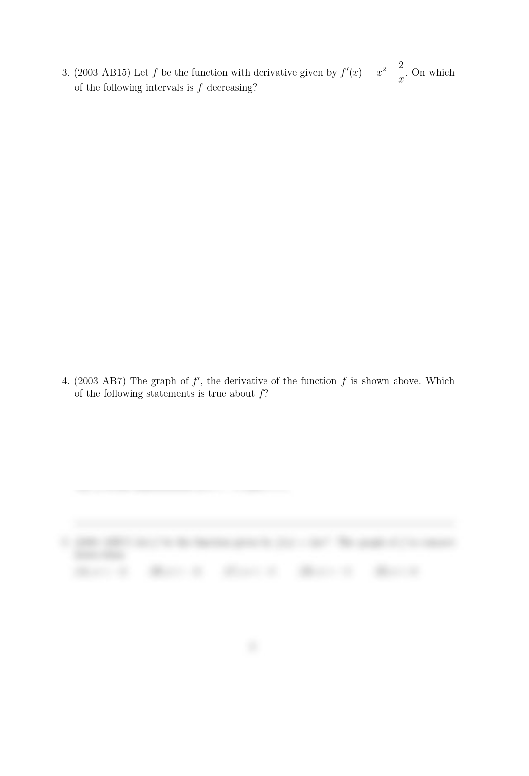 AP Practice 2 (First and Second Derivative Tests and Review)(1).pdf_d3j82u8tc3l_page2