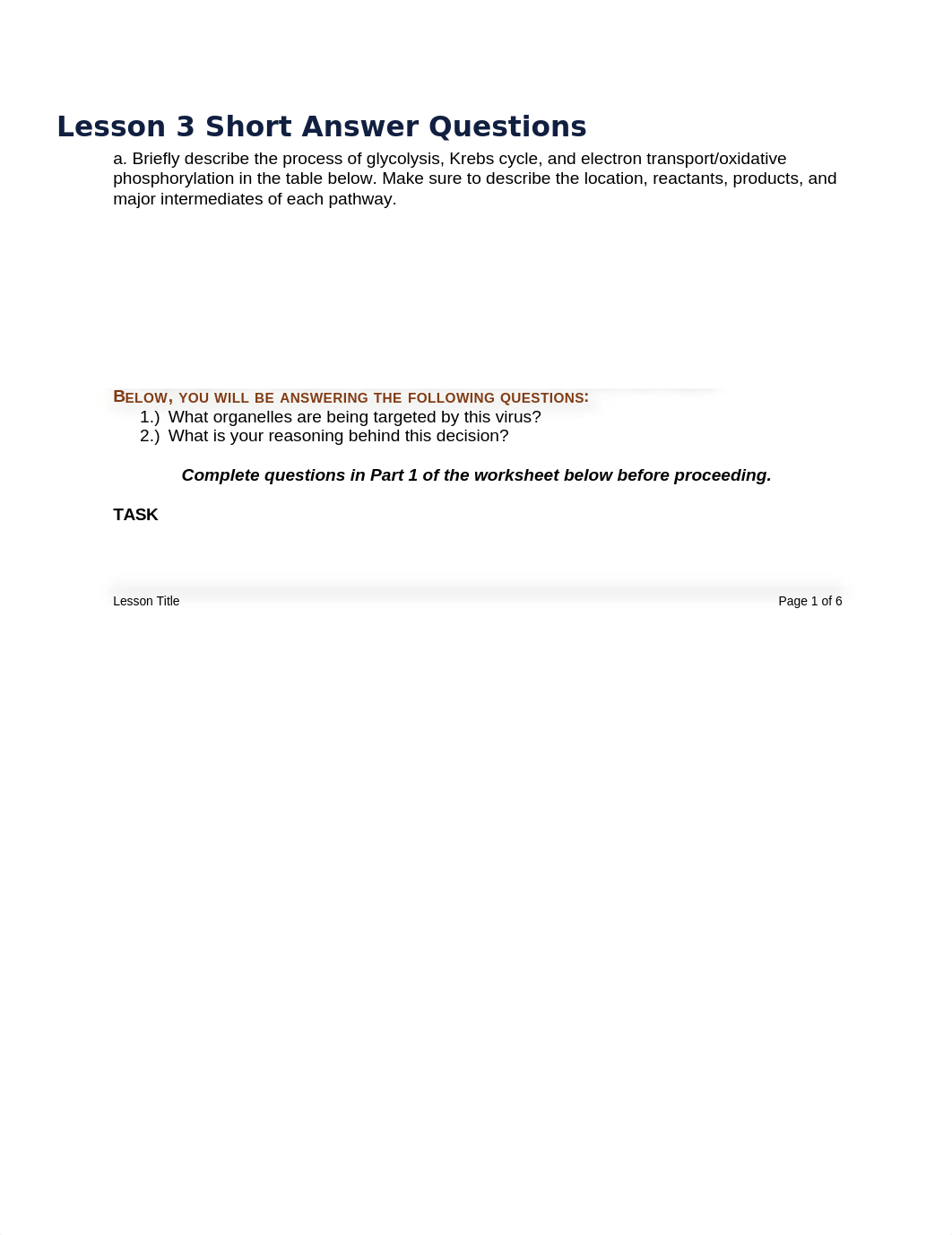 Welch Field Lesson 3 Short Answer Questions_Formatted_d3jgsnfmi9u_page1