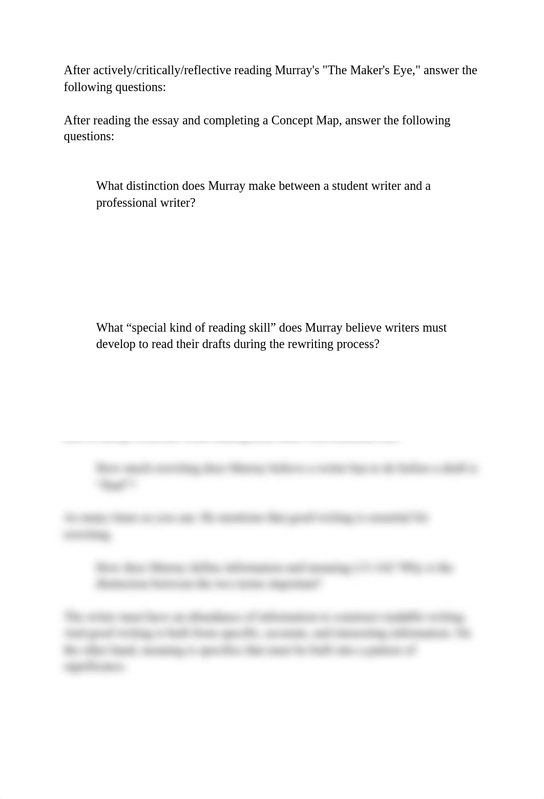 After actively_critically_reflective reading Murray's _The Maker's Eye,_ answer the following questi_d3jhc0490b3_page1