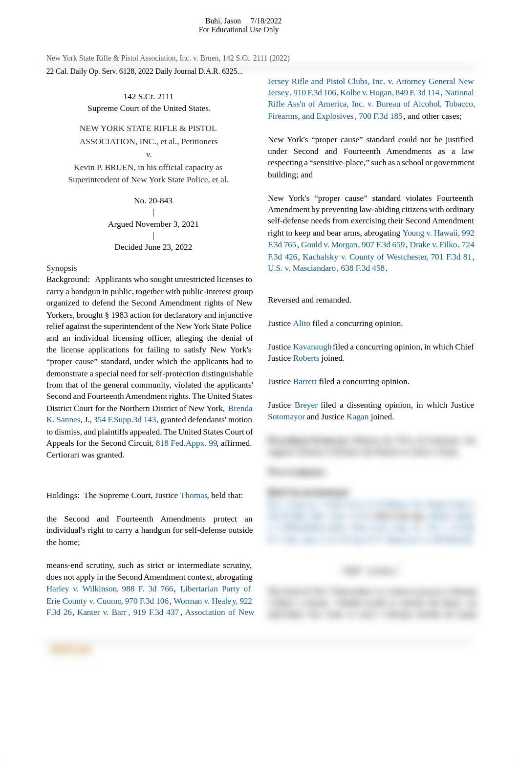 New York State Rifle And Pistol Association Inc v Bruen.pdf_d3jp4qm0yix_page1