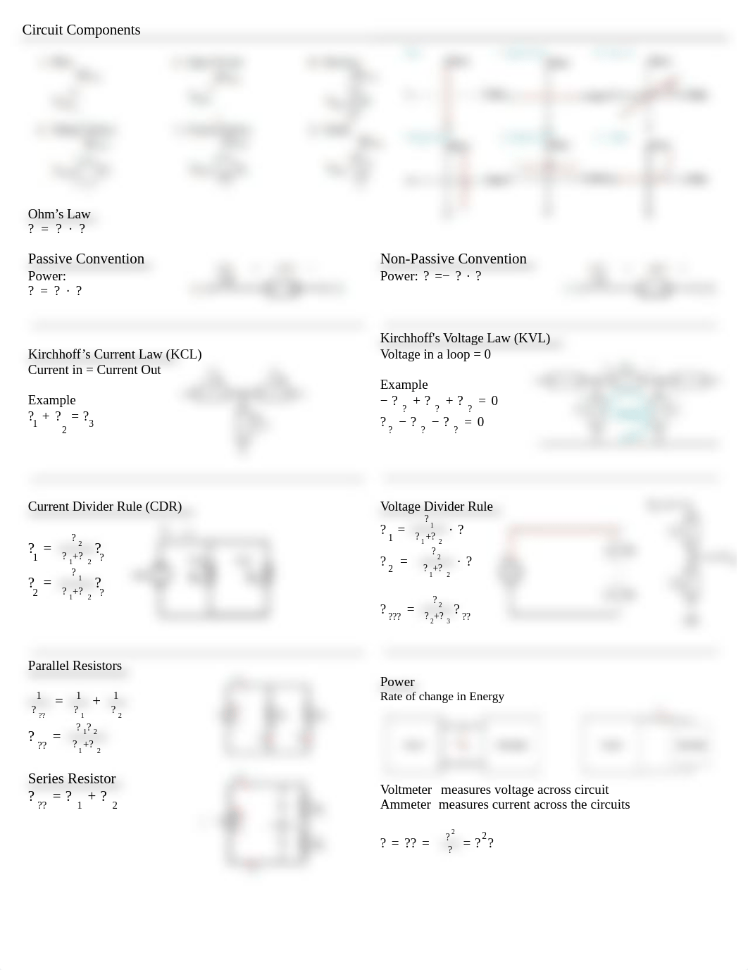 EECS 16A Midterm 2 Cheat Sheet.pdf_d3jpqesl757_page1