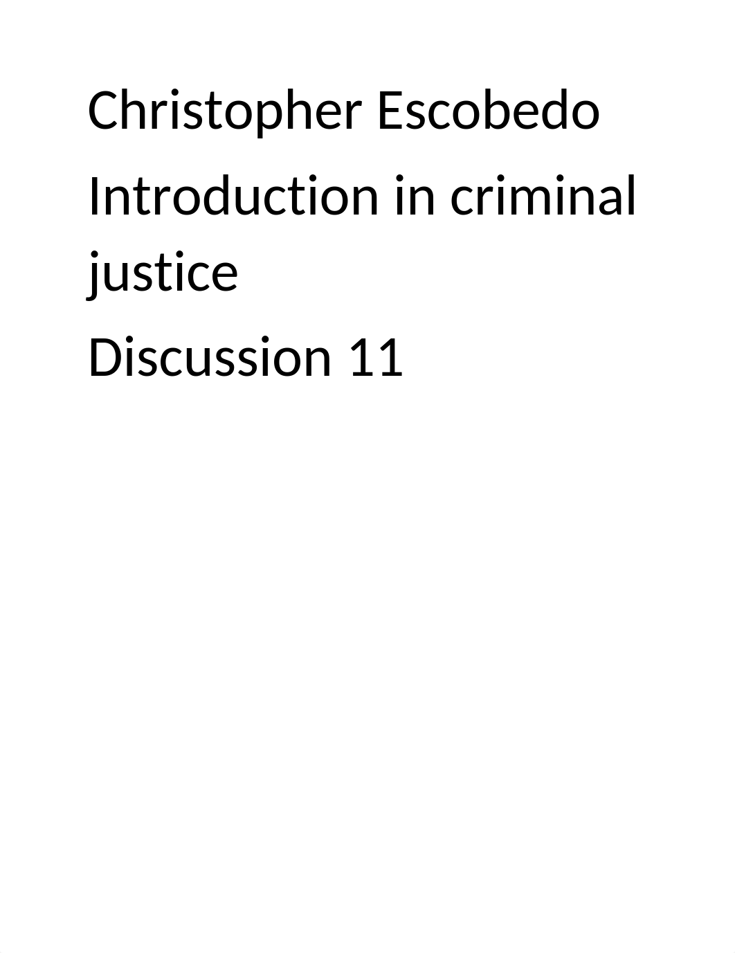 Introduction of criminal justice Discussion 11.docx_d3jv2k8abyk_page1