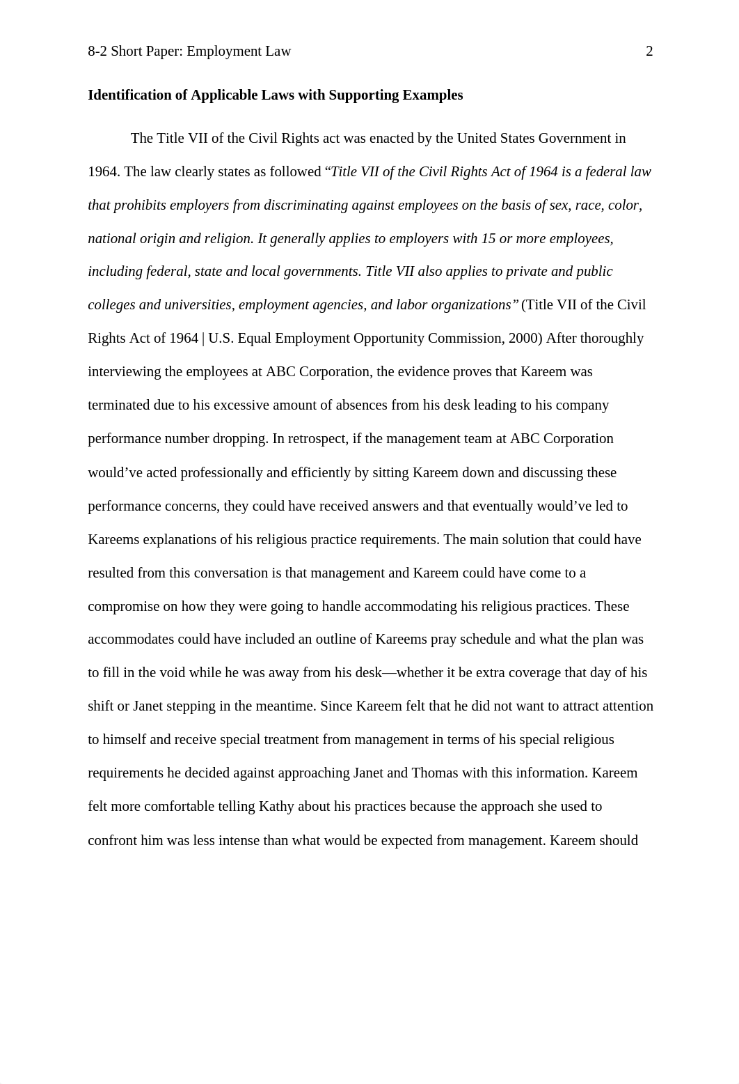 8.2 Short Paper Employment Law-Kelsey Diaz.docx_d3jync0cdi0_page2