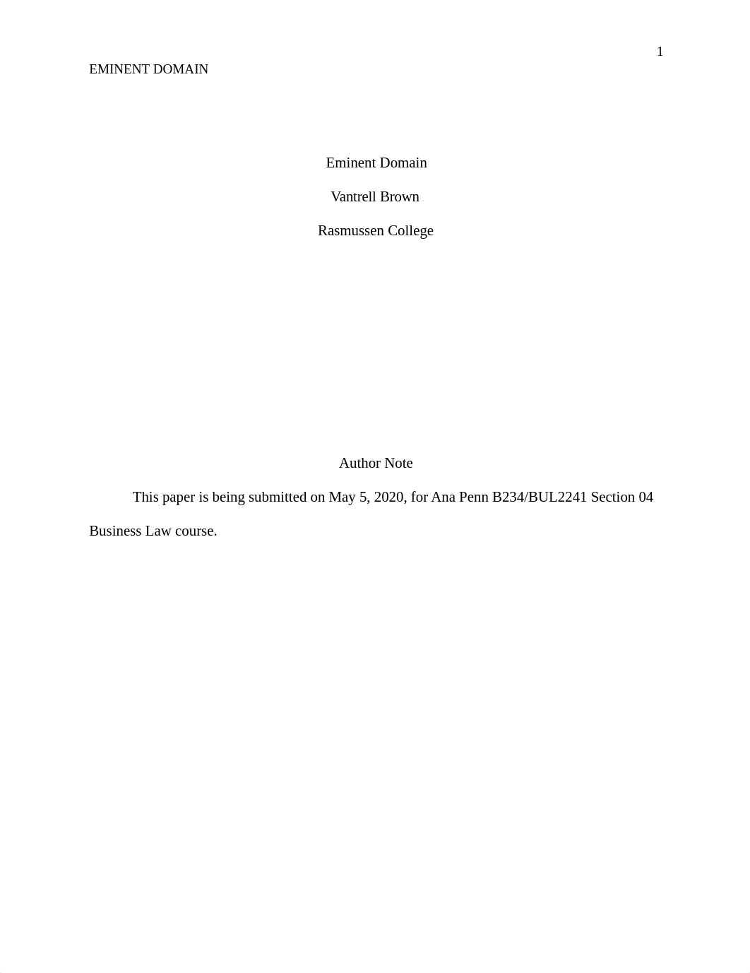 VB_ Module 05 Written Assignment - Eminent Domain_552020.docx_d3khf9i5vpx_page1