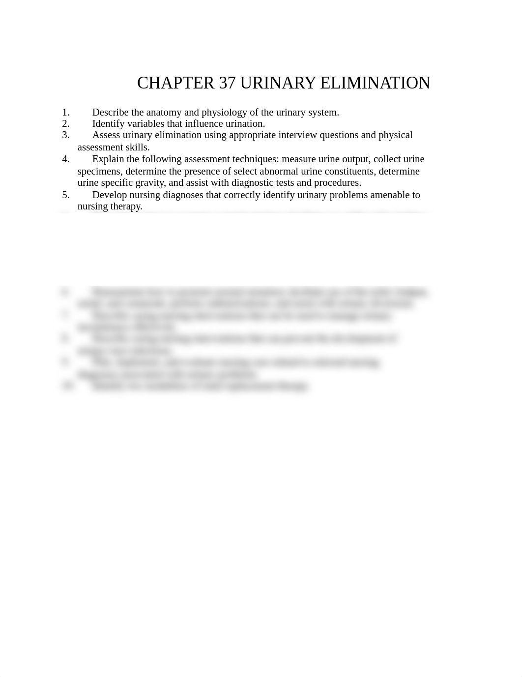 CHAPTER 37 URINARY ELIMINATION.docx_d3kpd1kqe6e_page1