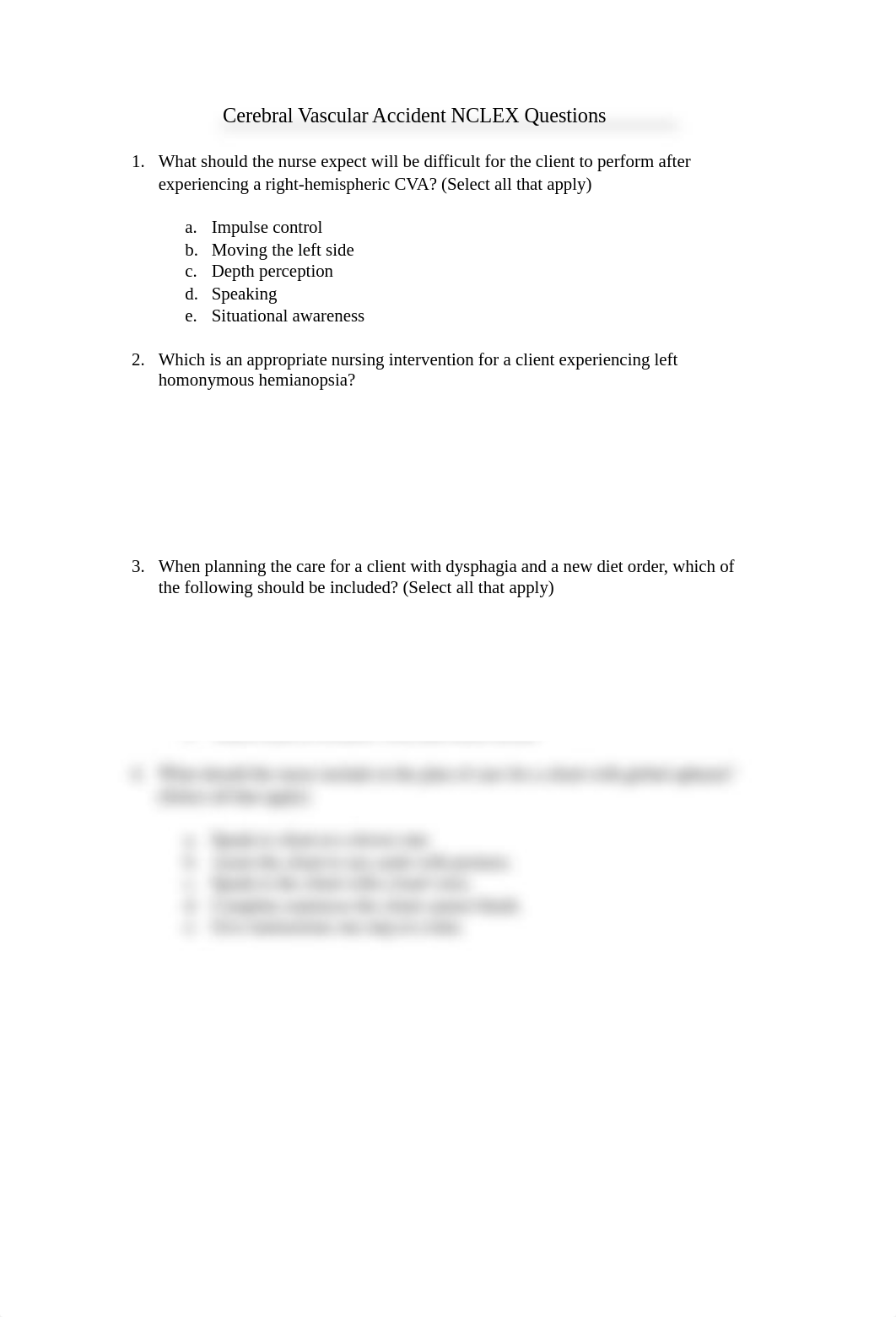 Cerebral Vascular Accident NCLEX Questions.docx_d3kvqt64b7t_page1