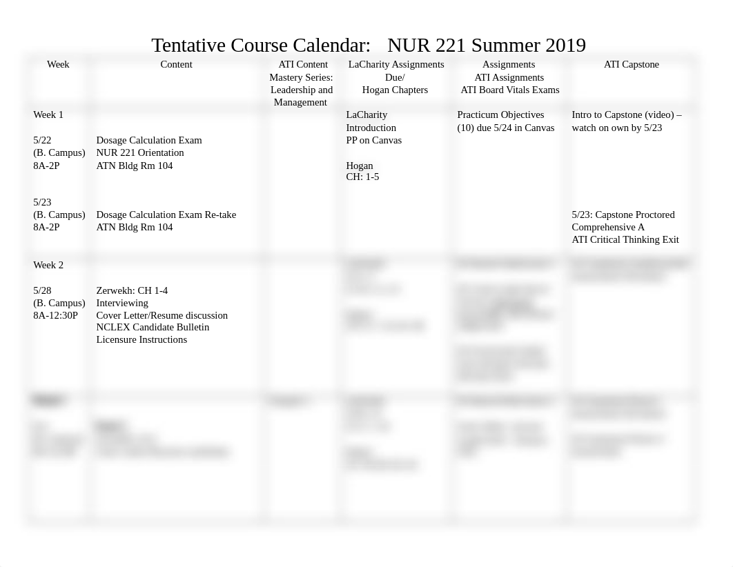 First 3 weeks NUR 221 course schedule summer 19 (1).docx_d3kx8xnch7c_page1