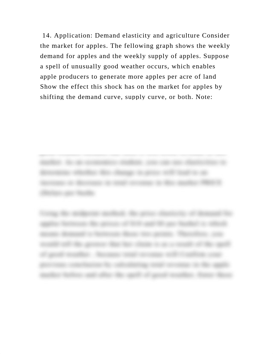 14. Application Demand elasticity and agriculture Consider the marke.docx_d3l24nqpx9x_page2