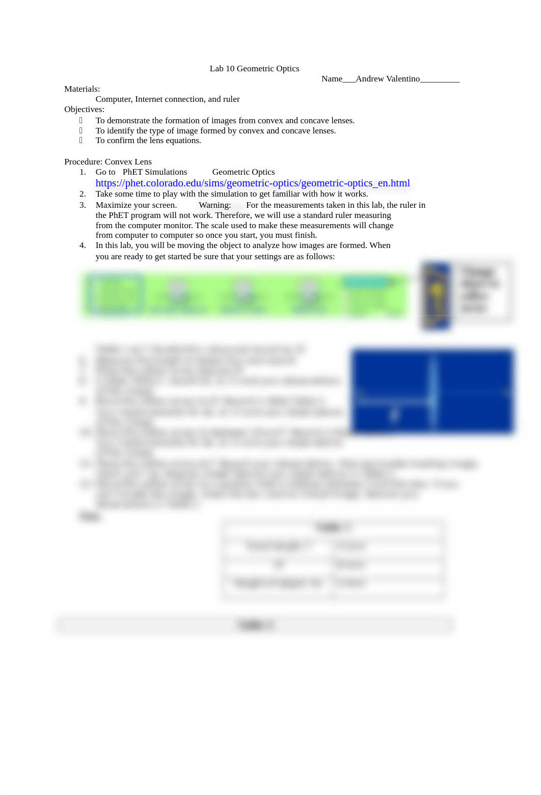 Lab 10 Geometric Optics lab report Andrew Valentino.doc_d3l4ey0tink_page1