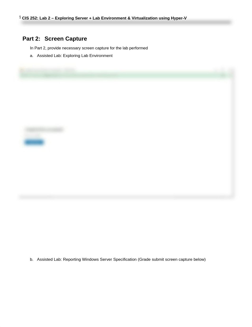 CIS 252 Lab 2 - Exploring Server + Labs & Virtalization.docx_d3l7pvurp1j_page1