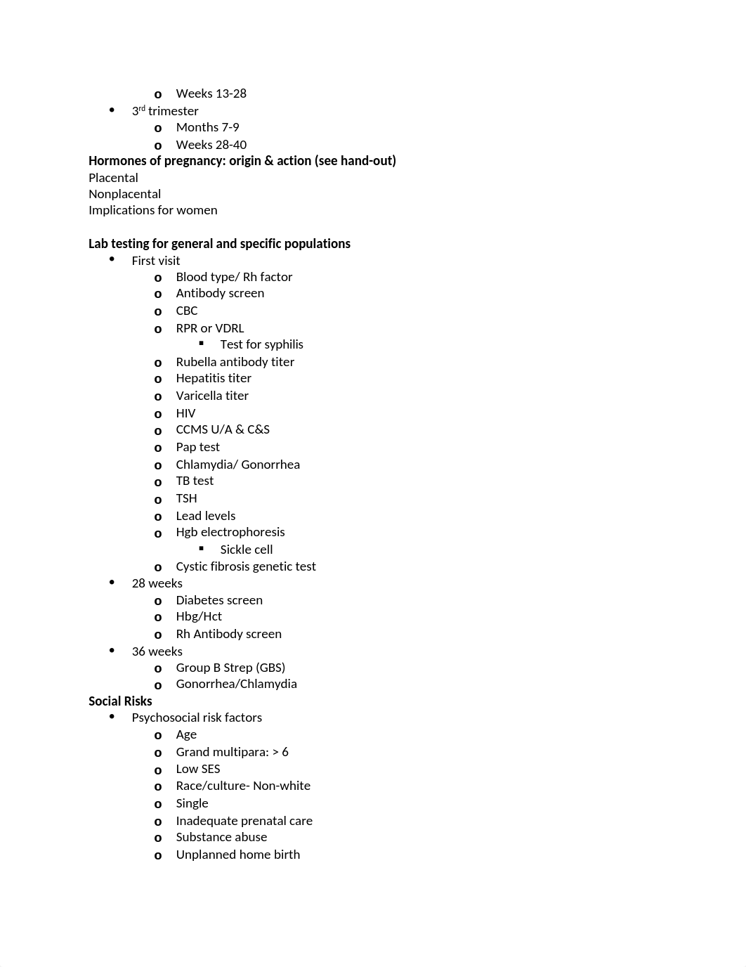 Antepartum Unit Study Guide.docx_d3lb59jg8yw_page2