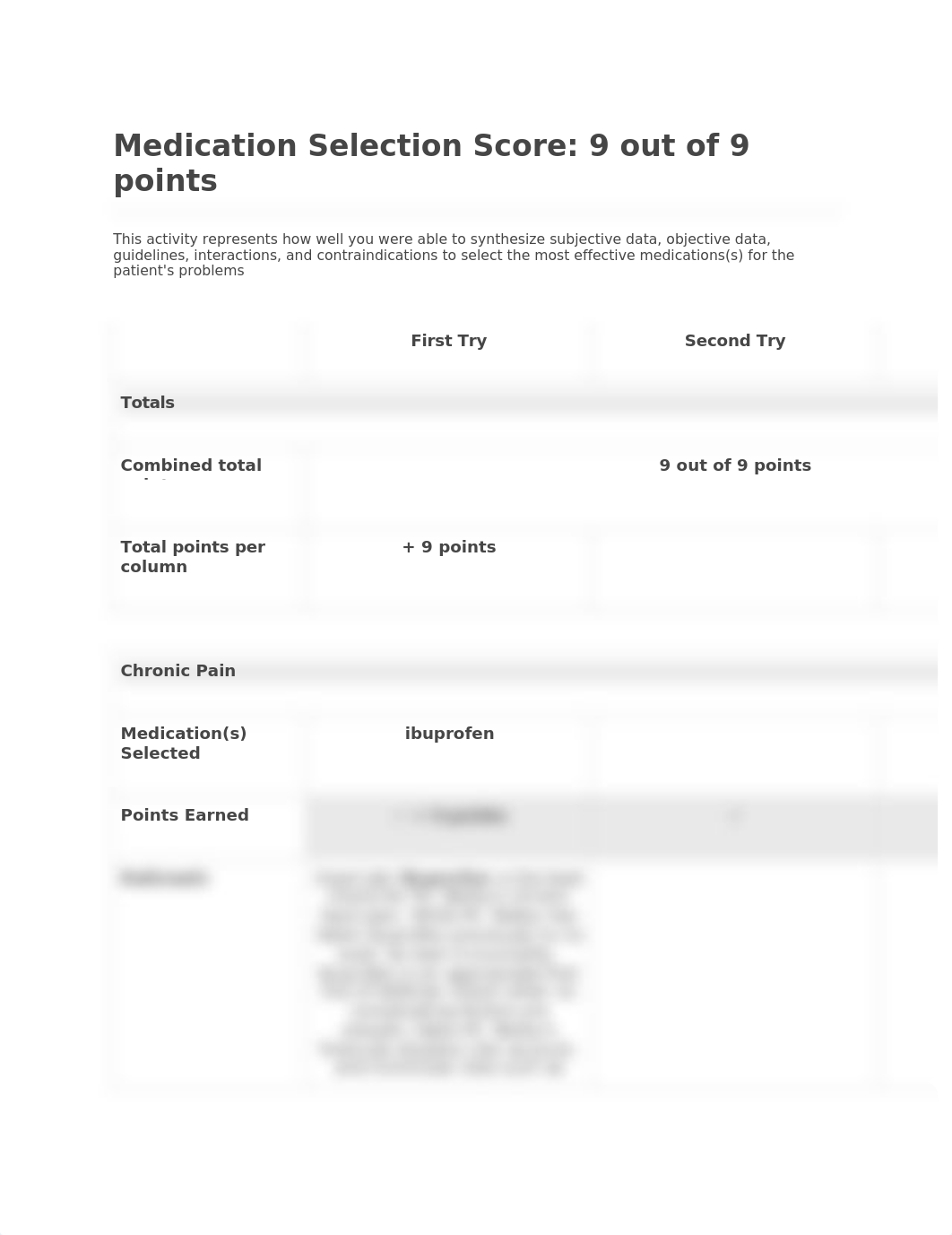 Shadow health Medication Selection Pain management.docx_d3lcvitc03s_page1