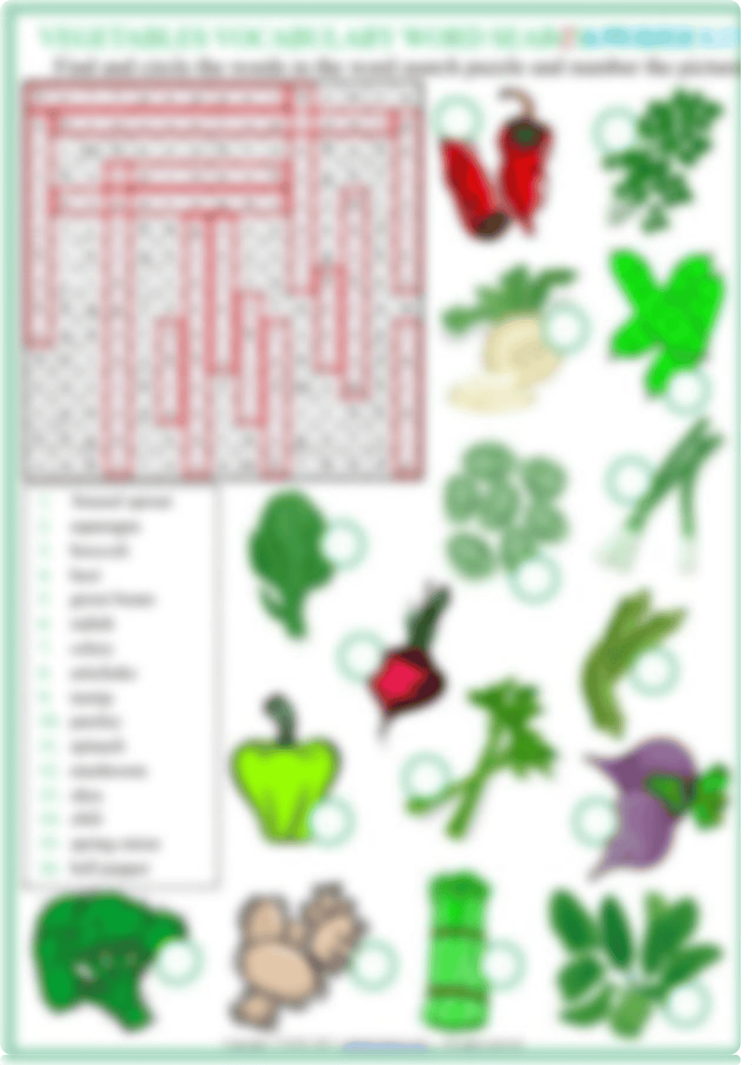 vegetables vocabulary esl word search puzzle worksheets for kids.pdf_d3liduxsd4w_page4