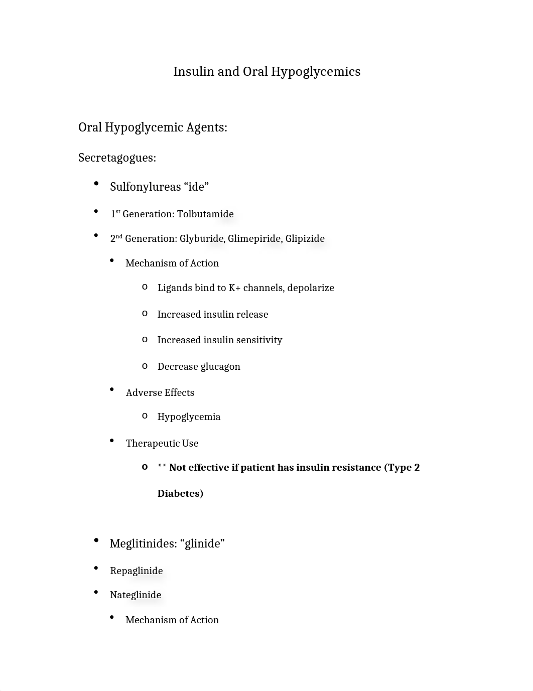 Insulin and Oral Hypoglycemics Notes.docx_d3mbyoxur9v_page1