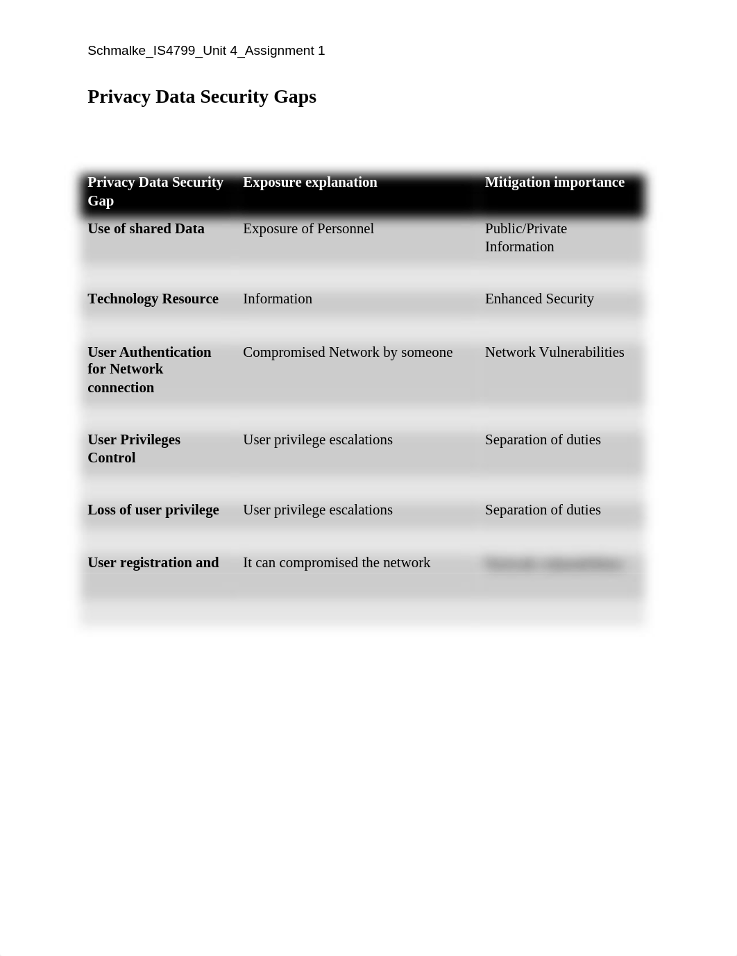 Schmalke_IS4799_Unit 4_Assignment 1_d3mf4o5uoay_page1