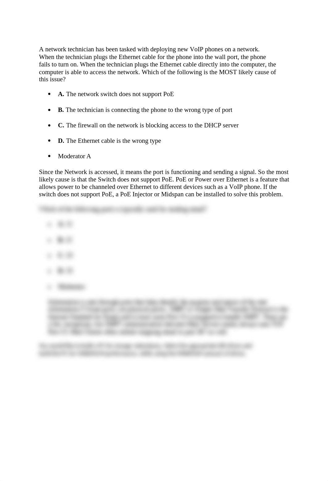 A network technician has been tasked with deploying new VoIP phones on a network.docx_d3mgcx6dnhm_page1