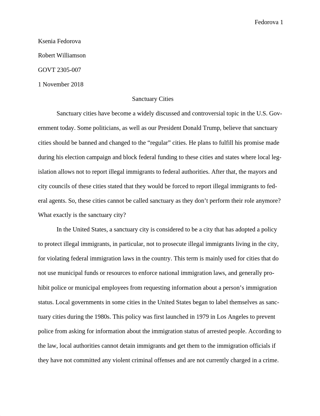 US Sanctuary cities Fedorova.docx_d3mnvh9fpuq_page1