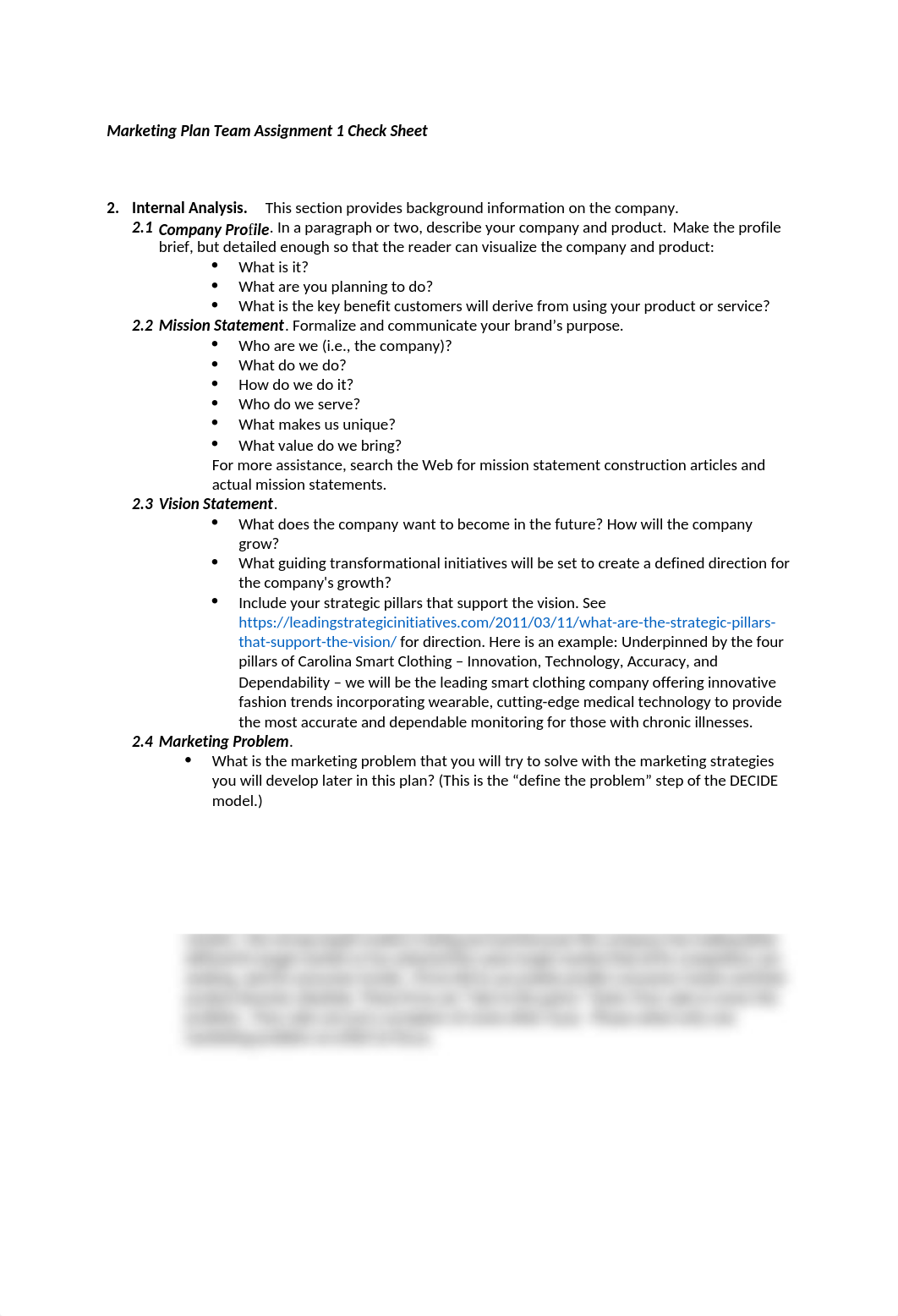 Marketing Plan Team Assignment 1 Check Sheet.docx_d3mpvks3cve_page1