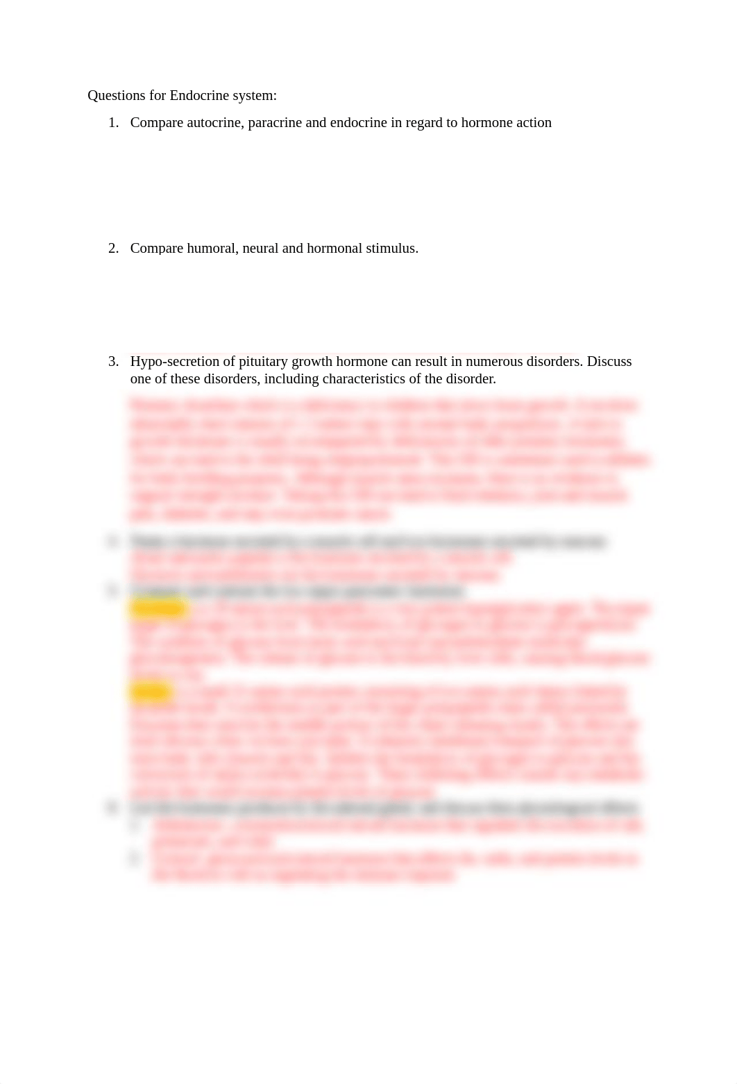 Questions and Answers for Endocrine system.docx_d3muomilb2v_page1