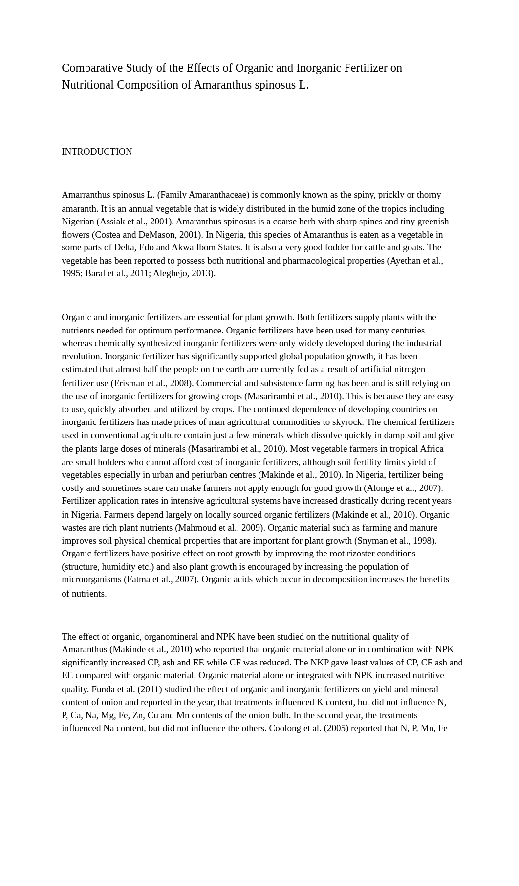 Comparative Study of the Effects of Organic and Inorganic Fertilizer on Nutritional Composition of A_d3n1thhap31_page1