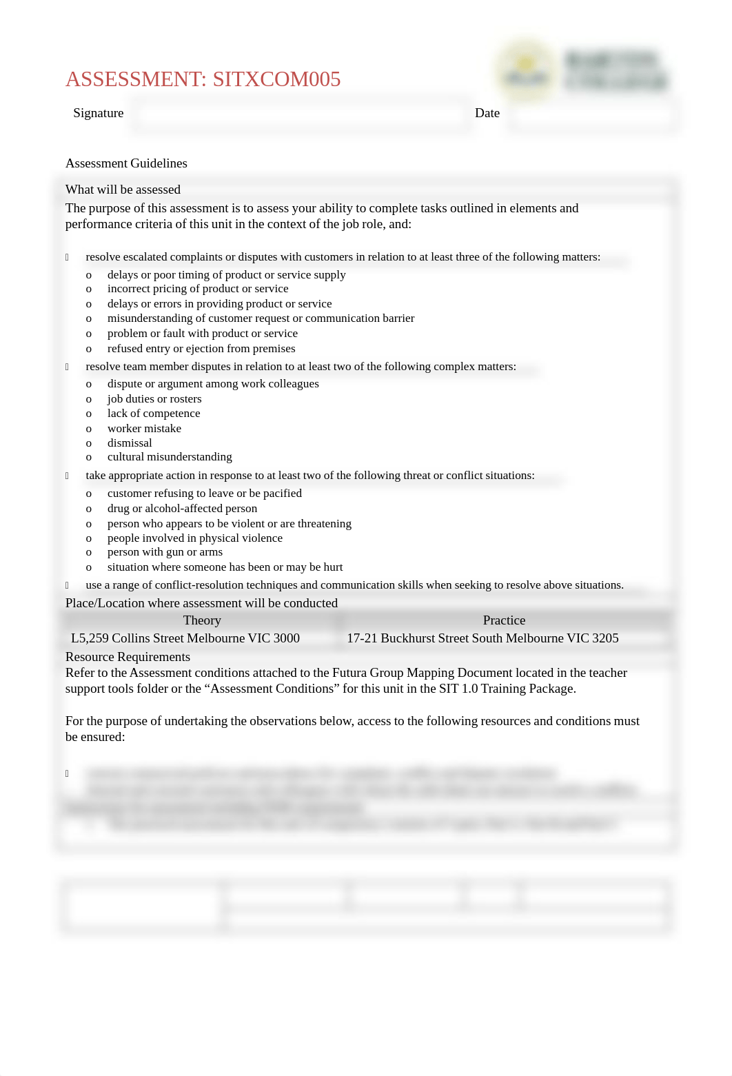 SITXCOM005 Assessment 2 Observations.pdf_d3n3aaswitg_page2