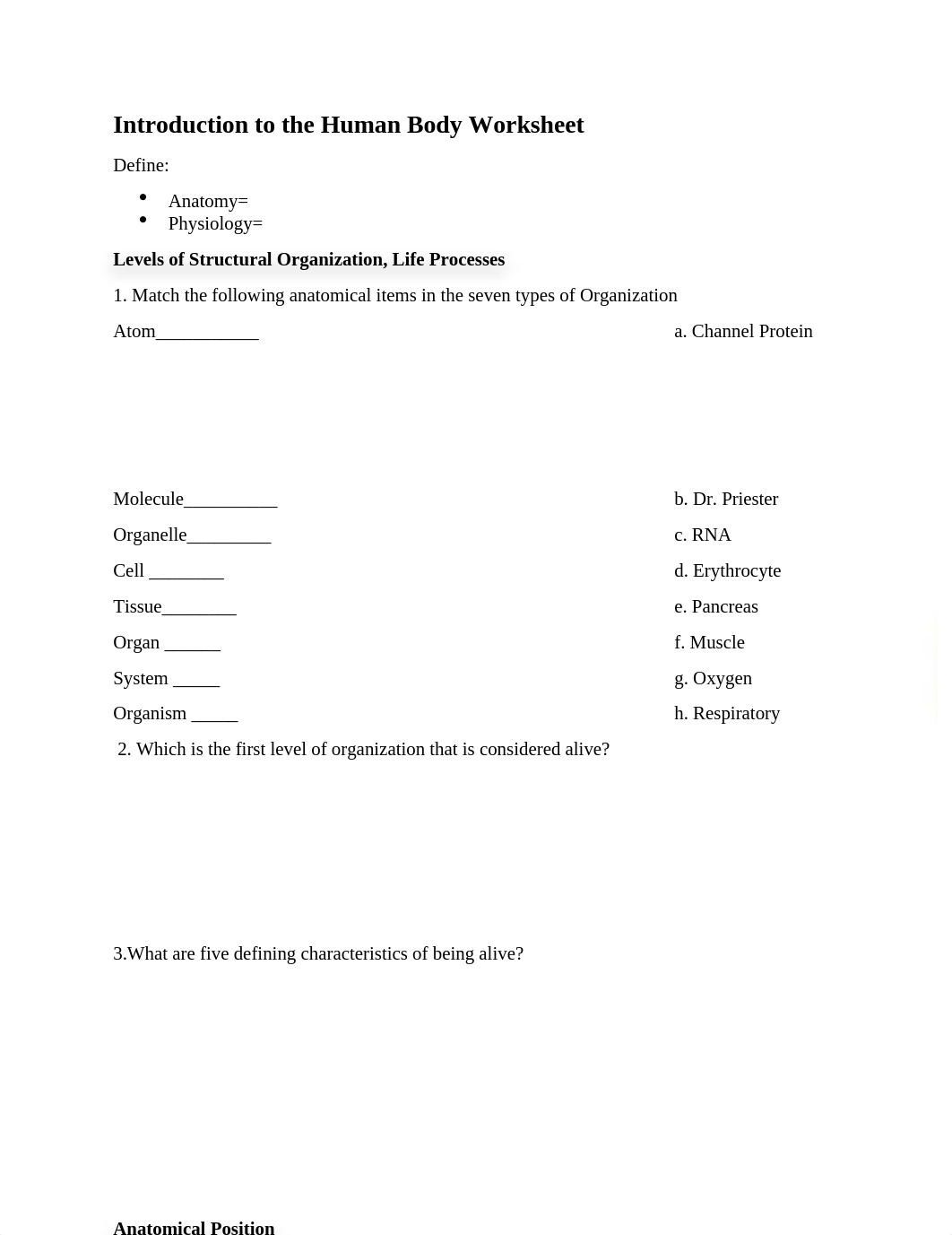 1. Introduction to the Human Body Worksheet.docx_d3n9js4rki6_page1