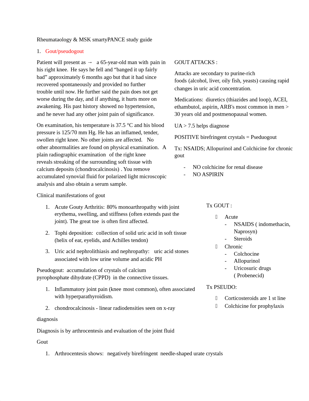 Rheumataology-msk cheat sheet 1.docx_d3nb2gim2re_page1