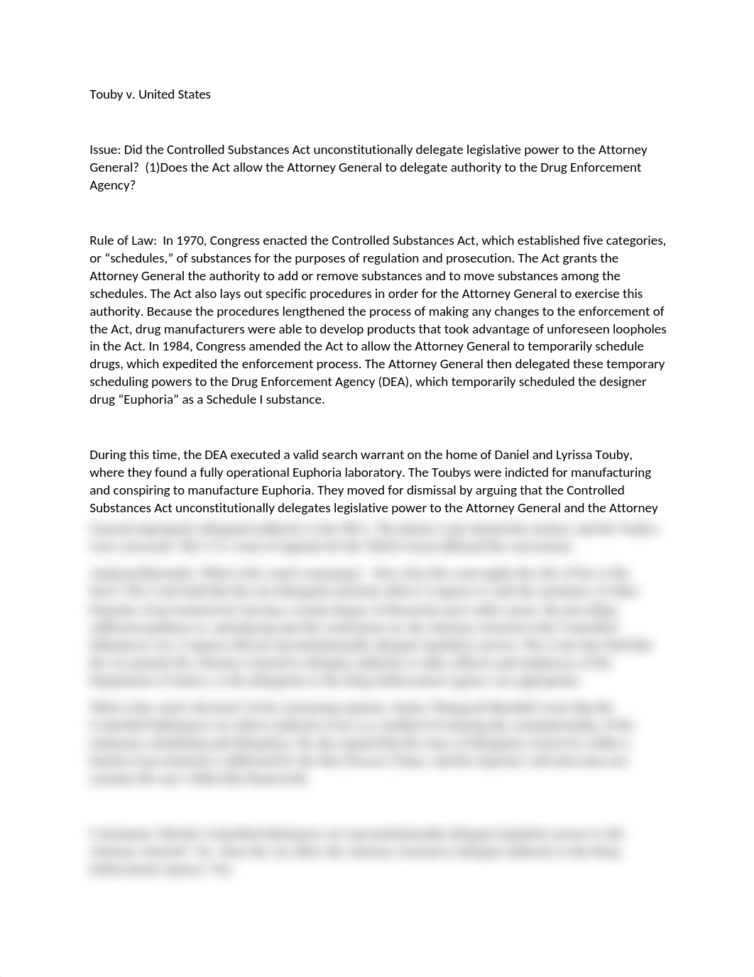 Touby v. U.S. case brief.docx_d3ncez5mwh8_page1